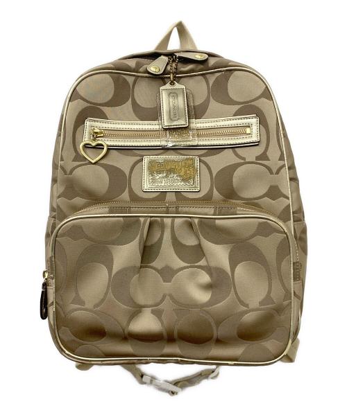COACH（コーチ）COACH (コーチ) リュック ゴールドの古着・服飾アイテム