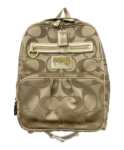 COACH（コーチ）COACH (コーチ) リュック ゴールドの古着・服飾アイテム
