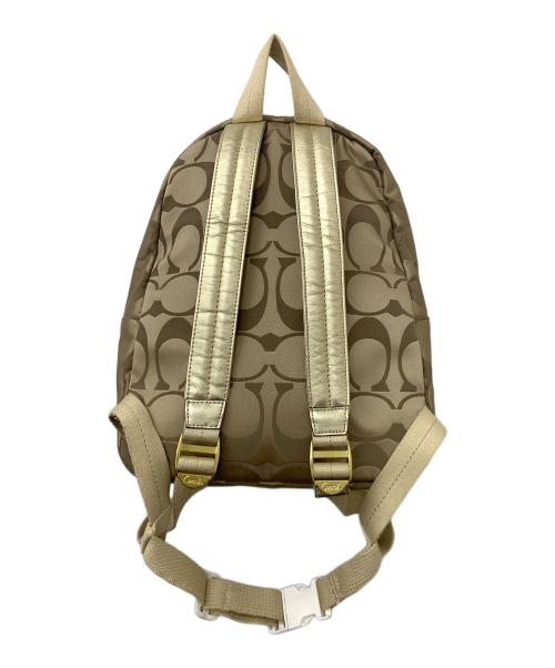 COACH（コーチ）COACH (コーチ) リュック ゴールドの古着・服飾アイテム