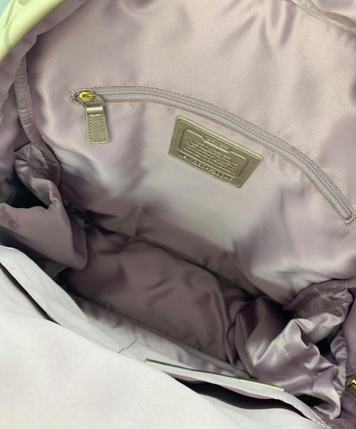 COACH（コーチ）COACH (コーチ) リュック ゴールドの古着・服飾アイテム
