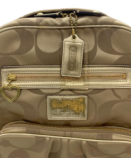 COACH（コーチ）COACH (コーチ) リュック ゴールドの古着・服飾アイテム