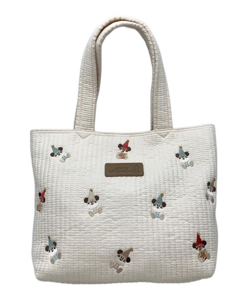 DISNEY（ディズニー）DISNEY (ディズニー) トートバッグ ホワイトの古着・服飾アイテム