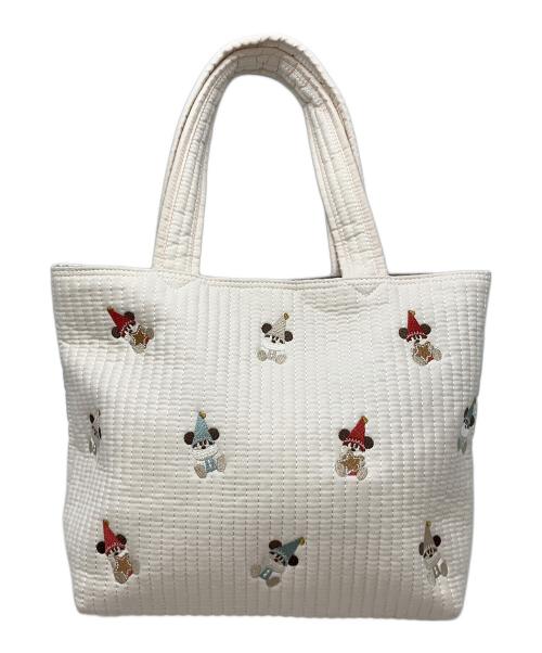 DISNEY（ディズニー）DISNEY (ディズニー) トートバッグ ホワイトの古着・服飾アイテム