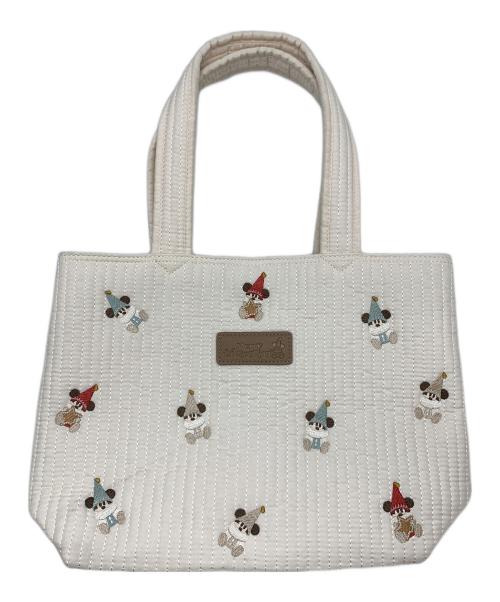 DISNEY（ディズニー）DISNEY (ディズニー) トートバッグ ホワイトの古着・服飾アイテム