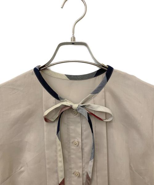 BURBERRY BLUE LABEL（バーバリー ブルー レーベル）BURBERRY BLUE LABEL (バーバリー ブルー レーベル) ノースリーブ・キャミソールワンピース ベージュ サイズ:38の古着・服飾アイテム