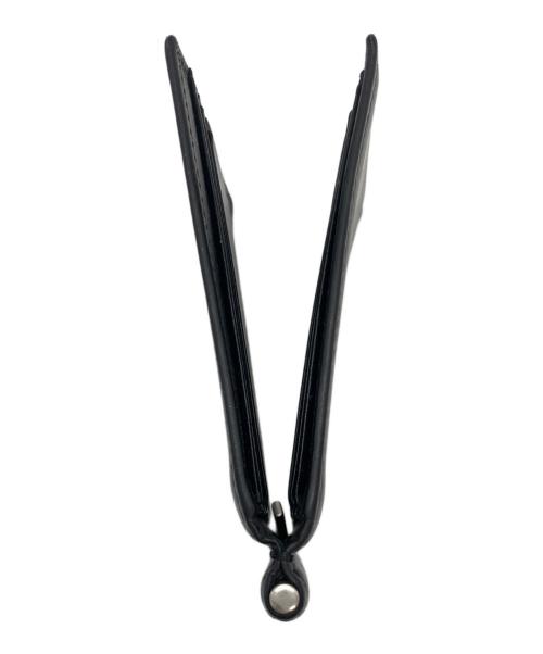 Yves Saint Laurent（イヴサンローラン）Yves Saint Laurent (イヴサンローラン) 2つ折り財布 ブラックの古着・服飾アイテム