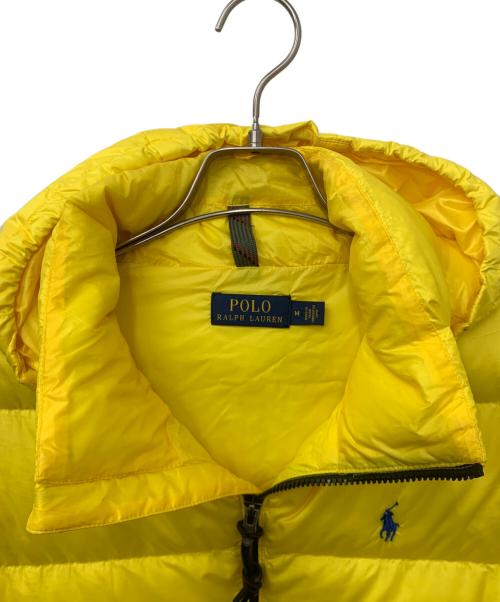 POLO RALPH LAUREN（ポロ・ラルフローレン）POLO RALPH LAUREN (ポロ・ラルフローレン) ダウンジャケット イエロー サイズ:Mの古着・服飾アイテム
