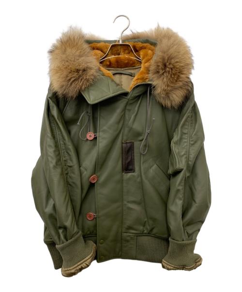 OTAGIRA（オタギラ）OTAGIRA (オタギラ) フライトジャケット グリーン サイズ:Ｌの古着・服飾アイテム