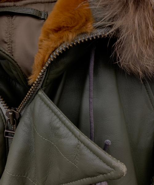 OTAGIRA（オタギラ）OTAGIRA (オタギラ) フライトジャケット グリーン サイズ:Ｌの古着・服飾アイテム