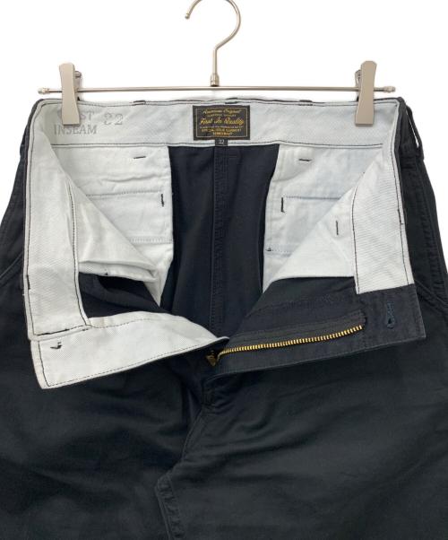 Schott（ショット）Schott (ショット) CHINO TROUSERS ブラック サイズ:32の古着・服飾アイテム