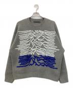 DANKE SCHONダンケ シェーン）の古着「厚手ニット」｜ブルー×グレー