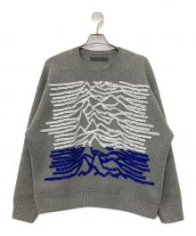 DANKE SCHON（ダンケ シェーン）の古着「厚手ニット」｜ブルー×グレー