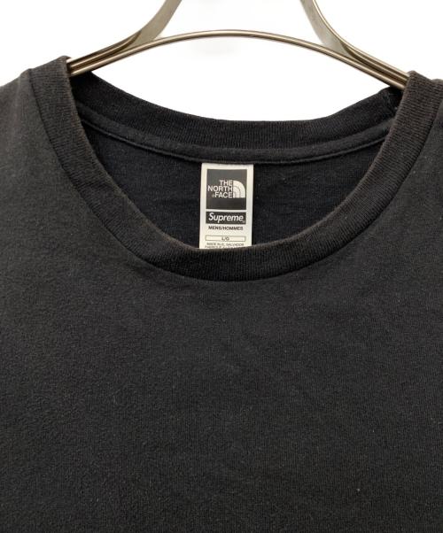 THE NORTH FACE（ザ ノース フェイス）THE NORTH FACE (ザ ノース フェイス) SUPREME (シュプリーム) PRINTED S/S POCKET TEE ブラック サイズ:Lの古着・服飾アイテム