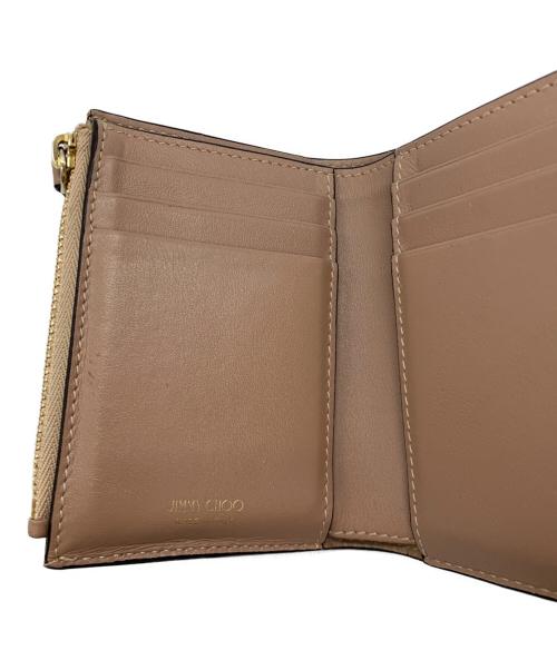 JIMMY CHOO（ジミーチュウ）JIMMY CHOO (ジミーチュウ) 3つ折り財布 レッドの古着・服飾アイテム