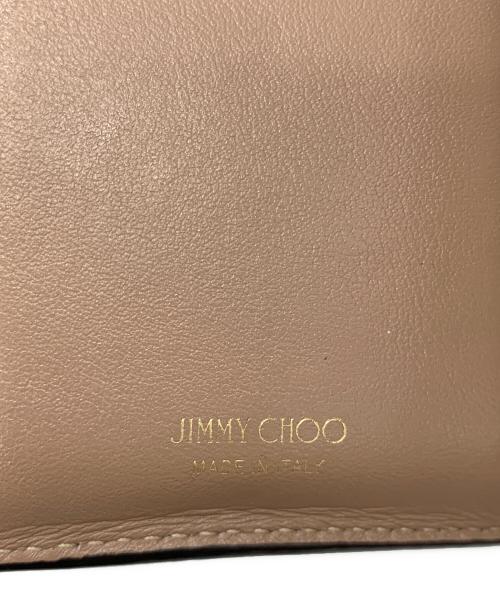 JIMMY CHOO（ジミーチュウ）JIMMY CHOO (ジミーチュウ) 3つ折り財布 レッドの古着・服飾アイテム