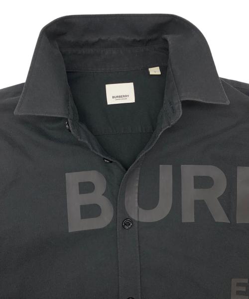 BURBERRY（バーバリー）BURBERRY (バーバリー) Horseferry Print Shirt ブラック サイズ:Lの古着・服飾アイテム