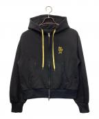 commongullproducts×shesaidthatコモンガルプロダクツ×シーセッドザット）の古着「ジップパーカー」｜ブラック