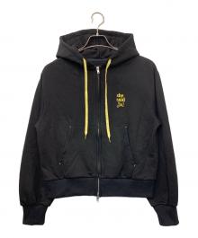 commongullproducts×shesaidthat（コモンガルプロダクツ×シーセッドザット）の古着「ジップパーカー」｜ブラック