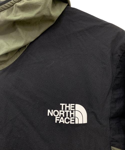 THE NORTH FACE（ザ ノース フェイス）THE NORTH FACE (ザ ノース フェイス) エニータイムウィンドフーディ カーキ×ブラック サイズ:Lの古着・服飾アイテム