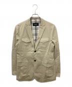 BURBERRY BLACK LABELバーバリーブラックレーベル）の古着「サファリジャケット」｜ベージュ
