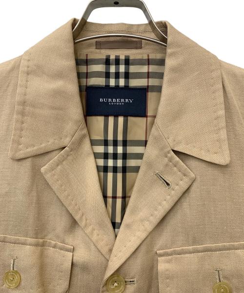 BURBERRY LONDON（バーバリーロンドン）BURBERRY LONDON (バーバリーロンドン) サファリジャケット ベージュ サイズ:Mの古着・服飾アイテム