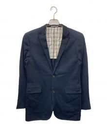 BURBERRY BLACK LABEL（バーバリーブラックレーベル）の古着「テーラードジャケット」｜ネイビー