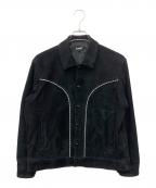 Schottショット）の古着「WESTERN SUEDE LEATHER JACKET」｜ブラック