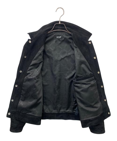 Schott（ショット）Schott (ショット) WESTERN SUEDE LEATHER JACKET ブラック サイズ:Ｍの古着・服飾アイテム