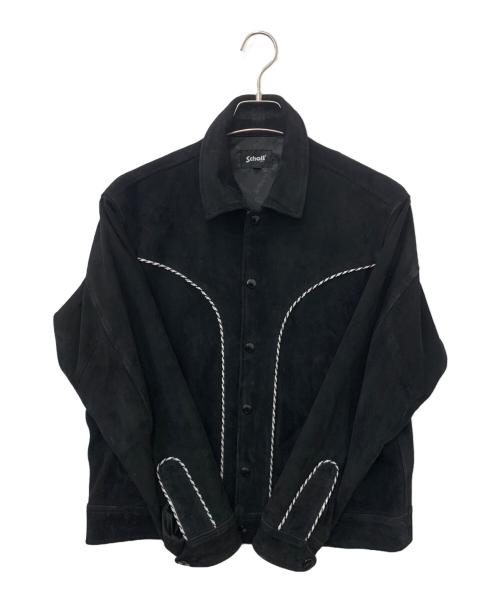 Schott（ショット）Schott (ショット) WESTERN SUEDE LEATHER JACKET ブラック サイズ:Ｍの古着・服飾アイテム