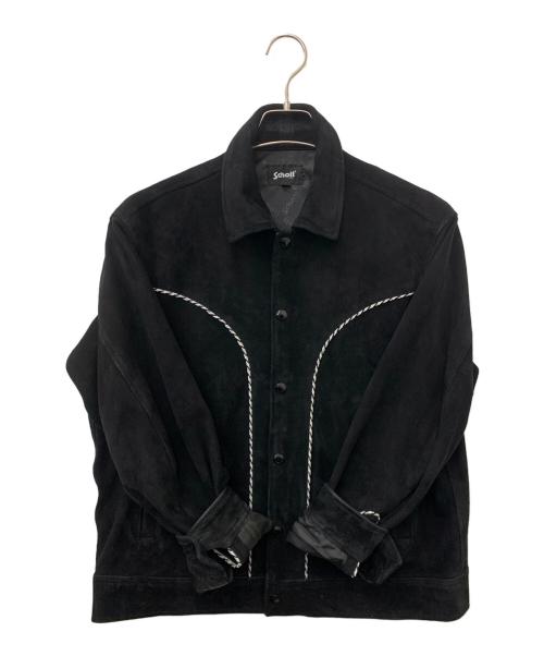 Schott（ショット）Schott (ショット) WESTERN SUEDE LEATHER JACKET ブラック サイズ:Ｍの古着・服飾アイテム