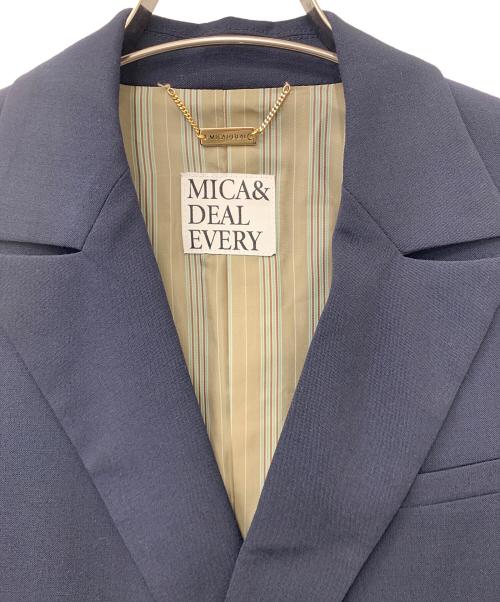 MICA&DEAL（マイカアンドディール）MICA&DEAL (マイカアンドディール) ダブルジャケット ネイビー サイズ:FREEの古着・服飾アイテム