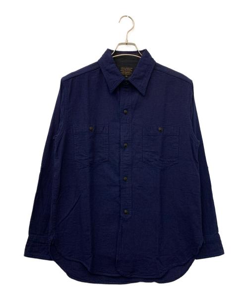 BLACK SIGN（ブラックサイン）BLACK SIGN (ブラックサイン) 長袖シャツ ネイビー サイズ:38の古着・服飾アイテム