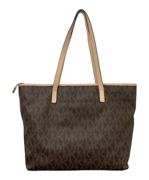 MICHAEL KORS（マイケル・コース）MICHAEL KORS (マイケル・コース) トートバッグ ブラウンの古着・服飾アイテム
