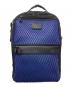 TUMI（トゥミ）の古着「ダイナミックバックパック」｜ブルー×ブラック