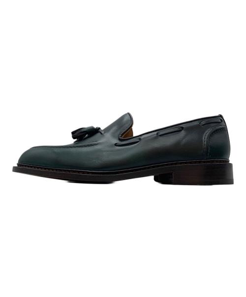 Tricker's（トリッカーズ）Tricker's (トリッカーズ) タッセルローファー グリーン サイズ:7の古着・服飾アイテム