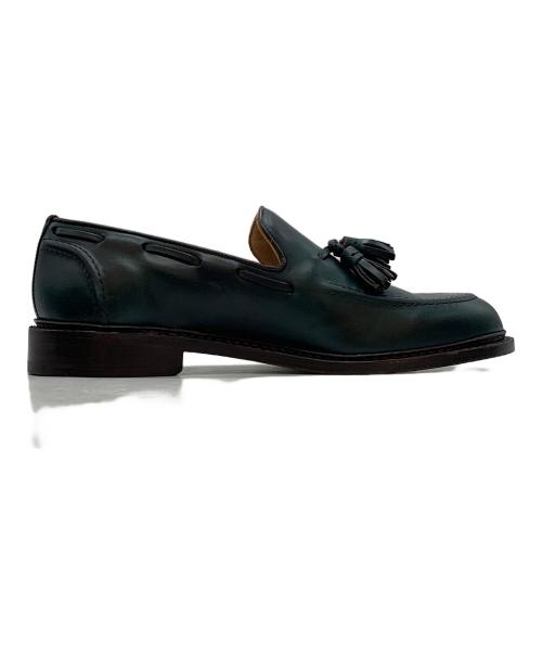 Tricker's（トリッカーズ）Tricker's (トリッカーズ) タッセルローファー グリーン サイズ:7の古着・服飾アイテム