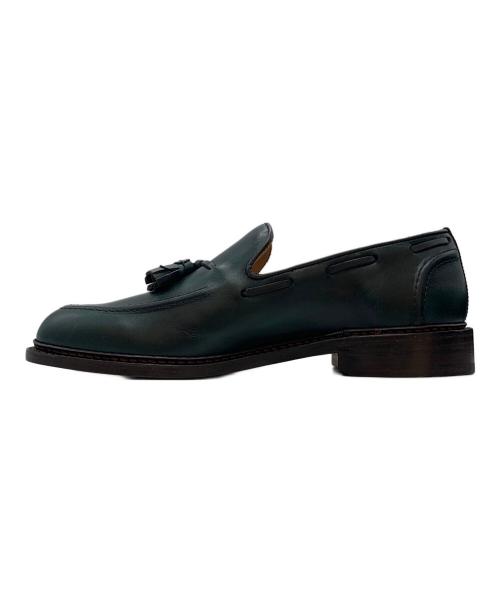 Tricker's（トリッカーズ）Tricker's (トリッカーズ) タッセルローファー グリーン サイズ:7の古着・服飾アイテム