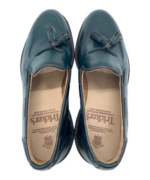 Tricker's（トリッカーズ）Tricker's (トリッカーズ) タッセルローファー グリーン サイズ:7の古着・服飾アイテム