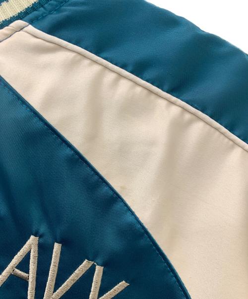 STRUGGLE FAMILY（ストラグルファミリー）STRUGGLE FAMILY (ストラグルファミリー) リバーシブルスカジャン. グリーン×ベージュ サイズ:XXLの古着・服飾アイテム