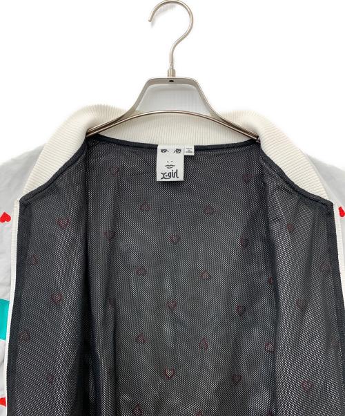 X-GIRL（エックスガール）X-GIRL (エックスガール) HEARTJACKET WHITE ホワイト サイズ:2の古着・服飾アイテム