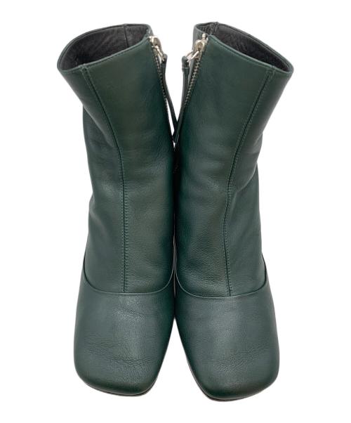 LOEWE（ロエベ）LOEWE (ロエベ) STRASS HEEL BOOT 55 グリーン サイズ:39の古着・服飾アイテム