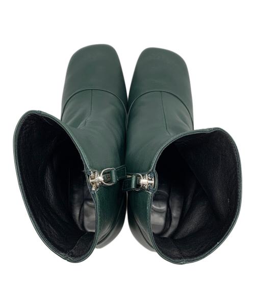 LOEWE（ロエベ）LOEWE (ロエベ) STRASS HEEL BOOT 55 グリーン サイズ:39の古着・服飾アイテム