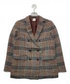 6(ROKU) BEAUTY&YOUTHロク ビューティーアンドユース）の古着「ダブルジャケット」｜グレー