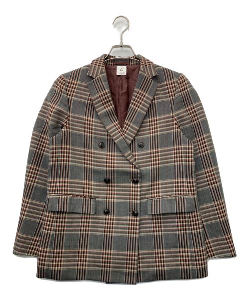 6(ROKU) BEAUTY&YOUTH（ロク ビューティーアンドユース）6(ROKU) BEAUTY&YOUTH (ロク ビューティーアンドユース) ダブルジャケット グレー サイズ:36の古着・服飾アイテム