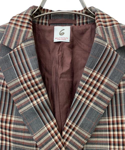 6(ROKU) BEAUTY&YOUTH（ロク ビューティーアンドユース）6(ROKU) BEAUTY&YOUTH (ロク ビューティーアンドユース) ダブルジャケット グレー サイズ:36の古着・服飾アイテム