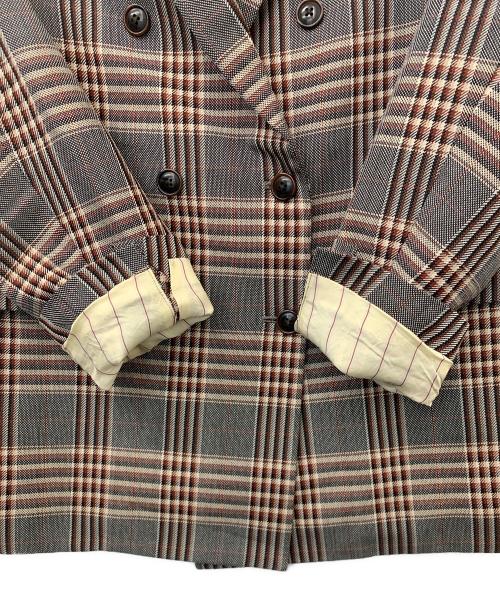 6(ROKU) BEAUTY&YOUTH（ロク ビューティーアンドユース）6(ROKU) BEAUTY&YOUTH (ロク ビューティーアンドユース) ダブルジャケット グレー サイズ:36の古着・服飾アイテム