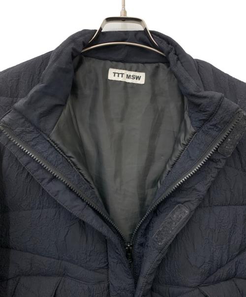 TTT MSW（ティー モダンストリートウェア）TTT MSW (ティー モダンストリートウェア) キルティングジャケット ネイビー サイズ:Mの古着・服飾アイテム