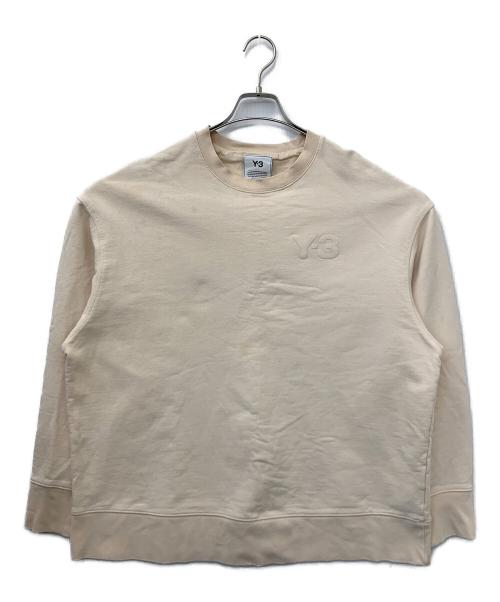 Y-3（ワイスリー）Y-3 (ワイスリー) Sudadera Cuello Redondo Classic Chest Logo アイボリー サイズ:Lの古着・服飾アイテム