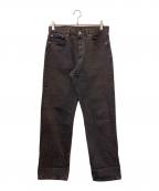 LEVI'Sリーバイス）の古着「後染め501デニムパンツ」｜ブラウン