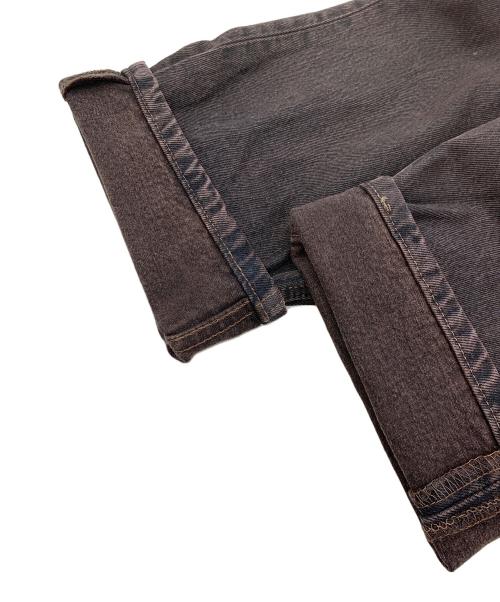 LEVI'S（リーバイス）LEVI'S (リーバイス) 後染め501デニムパンツ ブラウン サイズ:W33×L30の古着・服飾アイテム